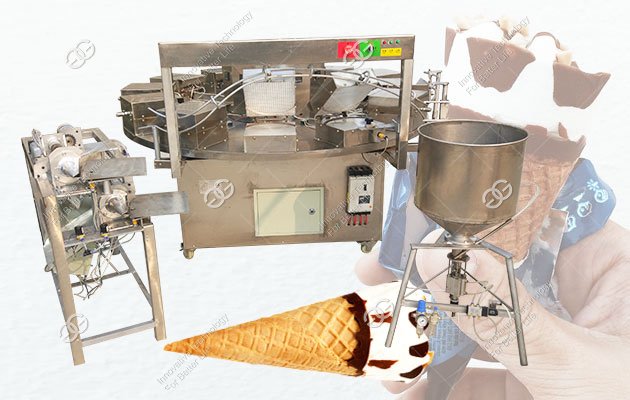 Ice Cream Cornetto Baking Machine