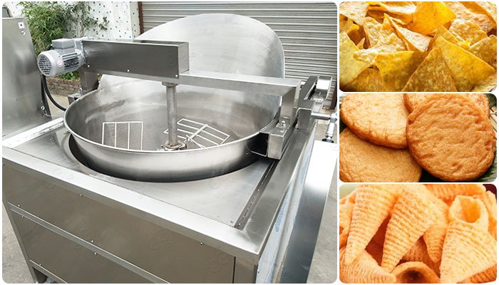 Automatic Frying Machine for Fishcake, Corn Chips