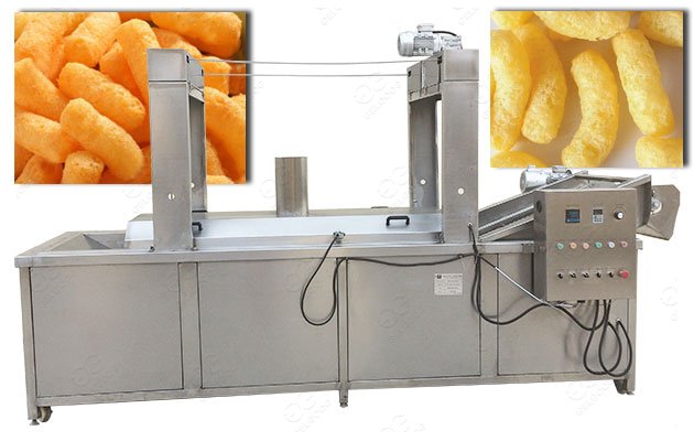 Continuous Corn Puffed Fryer Machine Price