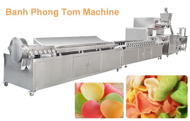 Commercial Banh Phong Tom Making Machine For Sale Indonesia