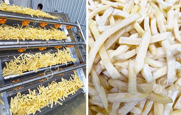Frozen French Fries Production Process