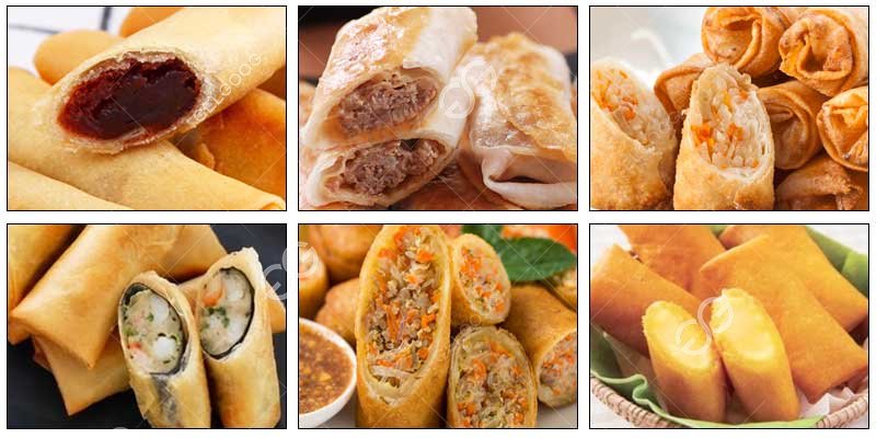 Automatic Production Line for Spring Rolls