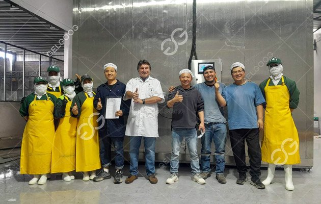 Vegetable Freezing Line Project in Ecuador