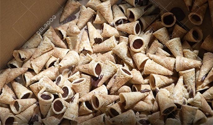 Automatic Chocolate Cone Filling Machine