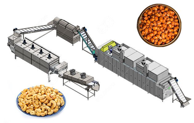 Salted Cashew Making Machine