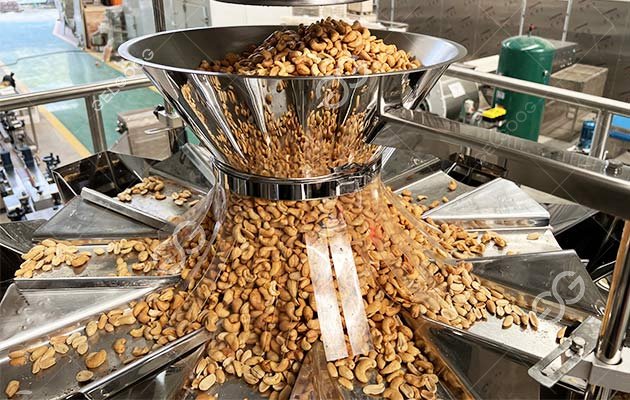 Salted Cashew Packing Machine