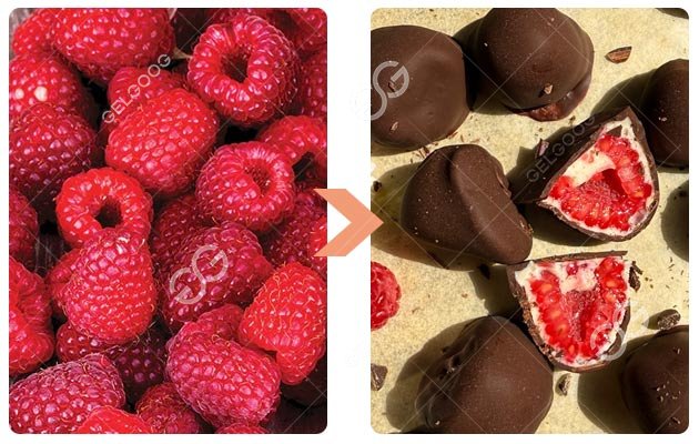 Raspberry Chocolate Production
